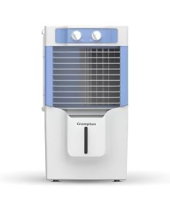 Crompton 10 L Room/Personal Air Cooler  (White, Light Blue, ACGC-Ginie Neo)