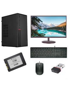ZEBRONICS Core i3 (4th Gen) (4 GB / 128 GB / Windows 10) Assembled Desktop Computer Keybord & Mouse,19 inch HD Display