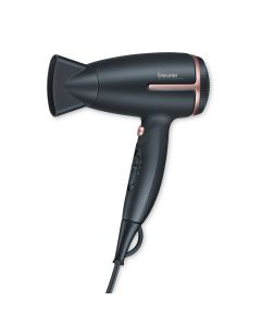 Beurer HC25 Travel Hair Dryer 3 years Warranty 1600 Watts, Black