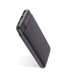 Portronics PowerPro 10000 mAh Powerbank with Dual Type C and Micro USB Input (Black)