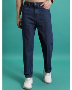 HIGHLANDER Men Loose Fit Mid-Rise Cotton Baggy Jeans