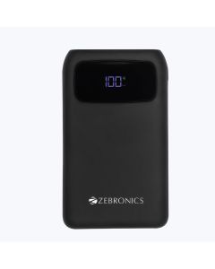 Zebronics MW57 5000-10000 MAh Lightning Input, LED Digital Display, Overload Protection Built-in Wireless Charging Pad