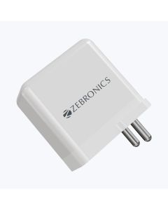 ZEBRONICS MA204, 45 Watts, Type C Charger, PD 3.0 (PPS), Rapid Charge, Built in Protections, Compatible for iPhone & Android