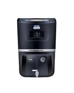 KENT Grand Star-B RO Water Purifier with Digital Display of Purity & Performance 20 L RO + UV + UF + TDS Control + UV in Tank Water Purifier  (Black)