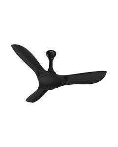 Polycab Silencio Cruiser Prime 1200mm ceiling fan| Higher Air Delivery| Low noise,3 years warranty,ABS Blade Silent Fan, Dust and rust Free with Premium look, BEE rated 100% copper Winding【Matt Black】