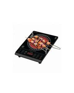 V-GUARD INFRARED COOKTOP VIRC 01, SOFT SWICTH CONTROLS (BLACK), BBQ GRILL INSIDE, 2000 WATTS