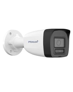 Prama PT-NC120D3-N(D2) 2MP Fixed Bullet Network Camera , Full HD 1080P , IR Night Vision 30m , Inbuilt Audio , Included PVC Stickers