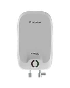 Crompton Rapid Jet Plus 1-L Instant Water Heater with Advanced 4 level Safety with Free Installation and Connection Pipes (White) (AIWH-1LRPJPL3KW5Y)