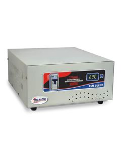 Microtek EML 10090 Main Line Voltage Stabilizer Used for General Purpose Working Power 100V-290V(Metalic Grey) with 2 Year Warranty