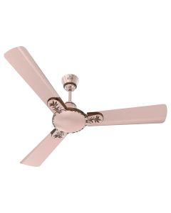 Polycab Eleganz Plus 1200mm Star Rated Ceiling Fan For Home | Embossed Floral 3D Design, Broad Blade For High Speed & Air Delivery | 100% Copper Winding Motor | 3 Years...