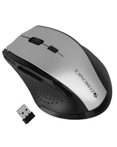 ZEBRONICS Speedy, 2.4GHz, Wireless Mouse, 6 Buttons, 800/1200/1600 DPI, High Precision, Comfortable & Ergonomic Design, Power Saving Mode, Works on Most Surfaces