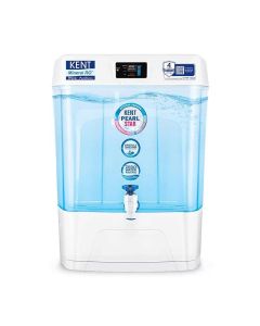 KENT Pearl Star RO Water Purifier | 4 Years Free Service | ISI Marked | Multiple Purification Process|RO + UV + UF + TDS Control + UV LED Tank| 8L Detachable Tank | Zero Water...