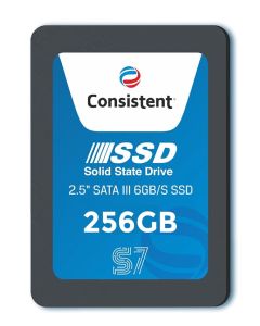 Consistent SSD 256GB 2.5 Inch SATA Internal SSD - Read: 550MB/s & Write: 500MB/s - Solid-State Drive 5 Year Warranty (256, GB)