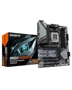 GIGABYTE B650 Eagle AX AMD AM5 LGA 1718 ATX Motherboard, PCIe 5.0, DDR5, USB 3.2 Gen2X2, Wi-Fi 6E, 2.5 GbE LAN
