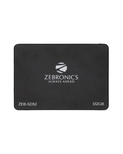 ZEBRONICS ZEB-SD52 SSD 512GB, SATA II and SATA III Interface, QLC, Silent Operation