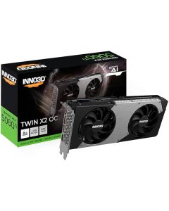INNO3D NVIDIA GEFORCE RTX 5060 Ti Twin X2 OC 8GB GDDR7 128-bit PCI Express Gen 5 Gaming Graphics Card - N506T2-08D7X-193075N