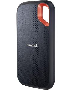 SanDisk 1TB Extreme Portable SSD 1050MB/s R, 1000MB/s W,Upto 2 Meter Drop Protection with IP55 Water/dust Resistance, HW Encryption, PC,MAC & TypeC Smartphone Compatible, 5Y Warranty, Usb,External SSD