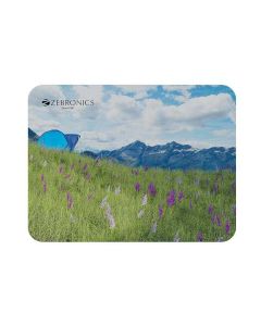Zebronics MSP02 Mouse Pad, Smooth Cloth Surface, Roll and Go, Works with all Mouse Sensors, High Grip Rubber Base, Surface of 300 x 210 mm