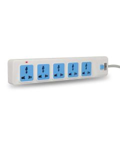 ZEBRONICS Zeb PS5500 Plus Power Strip a 2500 WATTS Power Extension Socket, 4.8m Wire with Universal sockets