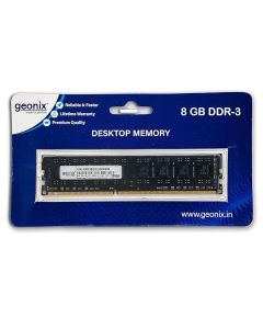 Geonix 8GB DDR3 | Desktop Ram for Standard & Gaming PC Comes with 3years Warranty