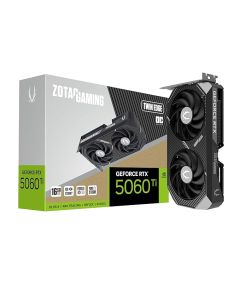 ZOTAC Gaming Geforce RTX 5060 Ti Twin Edge OC Graphics Card - Black , 16 GB , DLSS 4 , GDDR7 , 128 Bit , Icestorm 2.0 Advanced Cooling , Dual Fan , SFF Ready ,ZT-B50620H-10M