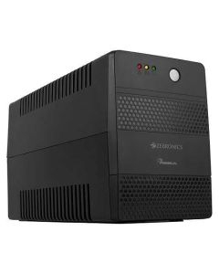 ZEBRONICS U1205 Microcontroller Based UPS with Up-to 1000VA | 600W, Double Boost, Automatic Voltage Regulation, Overload Protection, Auto Restart, Generator Compatible, for Office Computers | Home PC