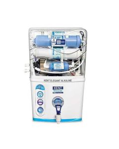 KENT Elegant Alkaline RO Water Purifier | 4 Years Free Service | ISI Marked | Multiple Purification Process | RO + UV + UF + Alkaline + TDS Control + UV LED Tank | 8L Tank | 15...