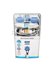 KENT Elegant Copper RO Water Purifier | 4 Years Free Service | ISI Marked | Multiple Purification Process | RO + UV + UF + Copper + TDS Control + UV LED Tank | 8L Tank | 15 LPH...