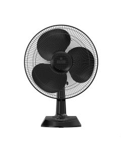 Polycab Aery 400mm Oscillating Table Fan For Home, Office | Aerodynamic Blades with cutting edge design | 100% Copper Winding Motor | 2 Years Warranty【Black】