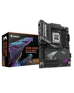GIGABYTE ATX X870 Aorus Elite Wi-Fi7 Motherboard - Supports AMD Ryzen 9000 CPUs, 16+2+2 Phases Vrm, Up to 8000Mhz DDR5 (Oc), 4Xpcie 5.0 + 4Xm.2, Wi-Fi 7, 2.5GBe LAN, USB 3.2 Gen 2X2