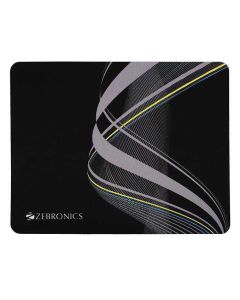 ZEBRONICS MSP-X1 Mouse Pad, for Speed and Precision Operation, Smooth Cloth Surface, Roll and Go, Optimised for All Mouse Sensors, Anti Slip Rubber Base, Surface of 232 x 182 mm
