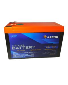Arenq Lithium 12V 6 Ah Battery 3-5 hrs Backup, 3 Years Replacement Warranty 