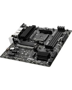 MSI B550M PRO-VDH WiFi DDR4, m.2, USB 3.2 Gen 1, Front Type-C, Wi-Fi, HDMI, Micro ATX Gaming Motherboard AMD Ryzen 5000 Series Desktop Processors