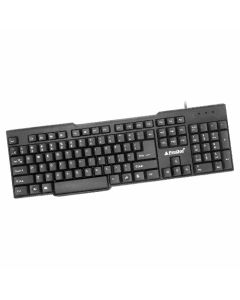 PRODOT Maestic Basket Standard Wired USB Keyboard - KB 207s with Rupee Font Key Wired USB Desktop Keyboard  (Black)