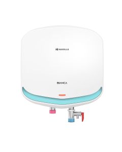  HAVELLS Bianca 6 Litres 5 Star Storage Water Geyser (2000 Watts, GHWCBNTWH006, White and Blue) 