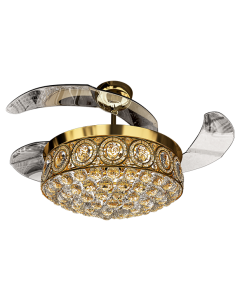 Eleganza 1200 Mm Chandelier Fan Ez-02 Led/lt 3