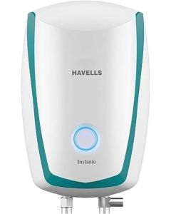 Havells Instanio 1-Litre 3KW Instant Water Heater (Geyser), White Blue, Wall Mounting