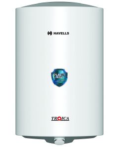 Havells Troica 15 Litre 4 star Storage Water Heater (White Grey)