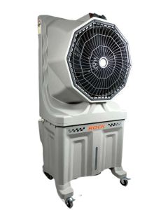 Varna Rock-120 Ltr Heavy Duty Desert Air Cooler With High-Density Honeycomb Cooling Pads, 3-Speed Control, Powerful Air Throw (Grey)