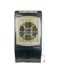 Varna Cyclone Air Cooler- 60L Desert Air Cooler. Gold and Dark Black 