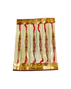 Sangam Rakhi Stylish Kundan and AD Ring 