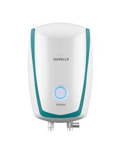 Havells Instanio 3-Litre 4.5Kw Instant Water Heater (Geyser), White Blue, Wall Mounting