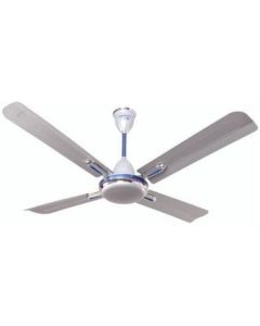 Orient Electric QUADRO ORNAMENTAL SILVER BLUE 1200 mm 4 Blade Ceiling Fan