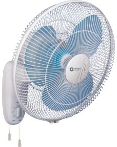 Orient Wall 44 58W Crimson Red & White Energy Saver Wall Fan, Sweep: 400 mm