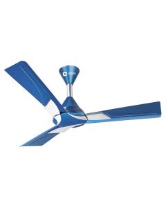 Orient Wendy Ceiling Fan Without Remote 900mm Azure Blue-Silver