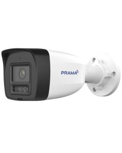 Prama 2MP Fixed Bullet IP Camera with Smart Dual Light & Built-in Mic – PT-NC120D3-WNM(D2)