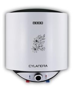Usha Cylandra 6 Litre Storage Water Heater With Free Installation (White), Wall Mounting