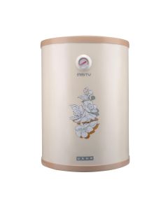 Usha Misty 25 Ltr 2000-Watt 5 Star Storage Water Heater (Ivory Cherry Blossom),With Free Installation And Connection Pipes