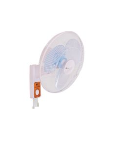 Wall 44 400 mm Sweep Wall Fan Azure Blue and White