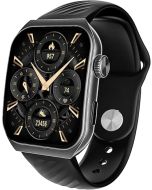 boAt Ultima Vogue Smart Watch with 1.96" AMOLED Curved Display, BT Calling, Functional Crown, Widget Control, Always on Display, HR & SpO2 Monitoring, IP67(Jet Black)